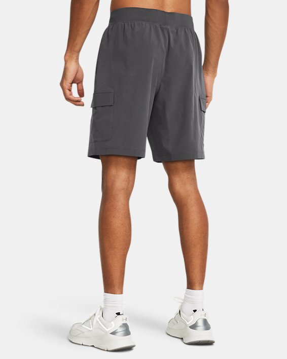 Men's UA Stretch Woven Cargo Shorts, Gray, pdpMainDesktop image number 1